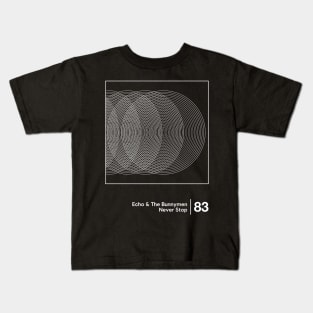 Echo & The Bunnymen - Minimalist Style Graphic Artwork Kids T-Shirt